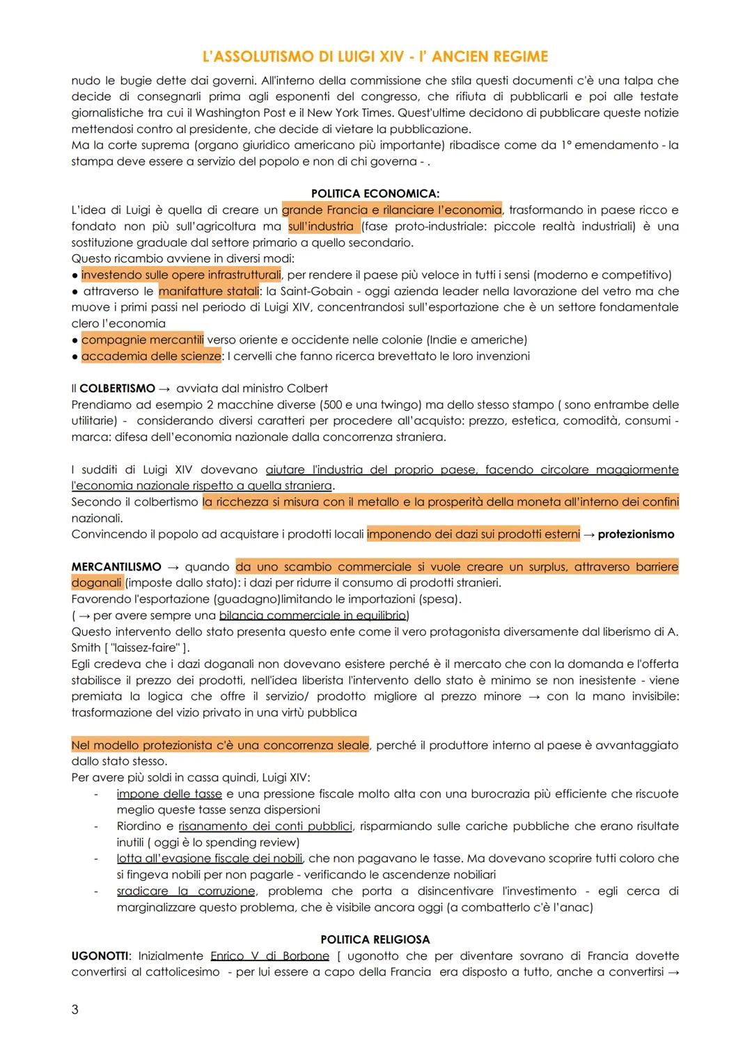 L'ASSOLUTISMO DI LUIGI XIV - I' ANCIEN REGIME
Il termine "assoluto" comparve alla fine del XV secolo nel linguaggio dei giuristi e degli scr
