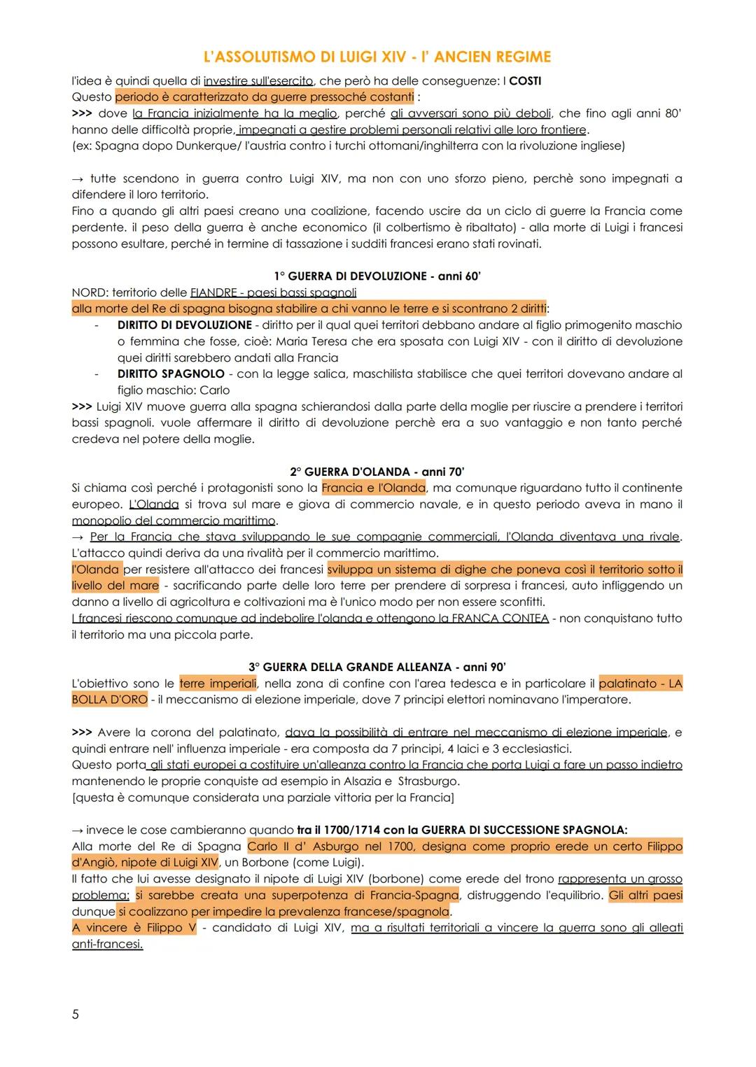 L'ASSOLUTISMO DI LUIGI XIV - I' ANCIEN REGIME
Il termine "assoluto" comparve alla fine del XV secolo nel linguaggio dei giuristi e degli scr