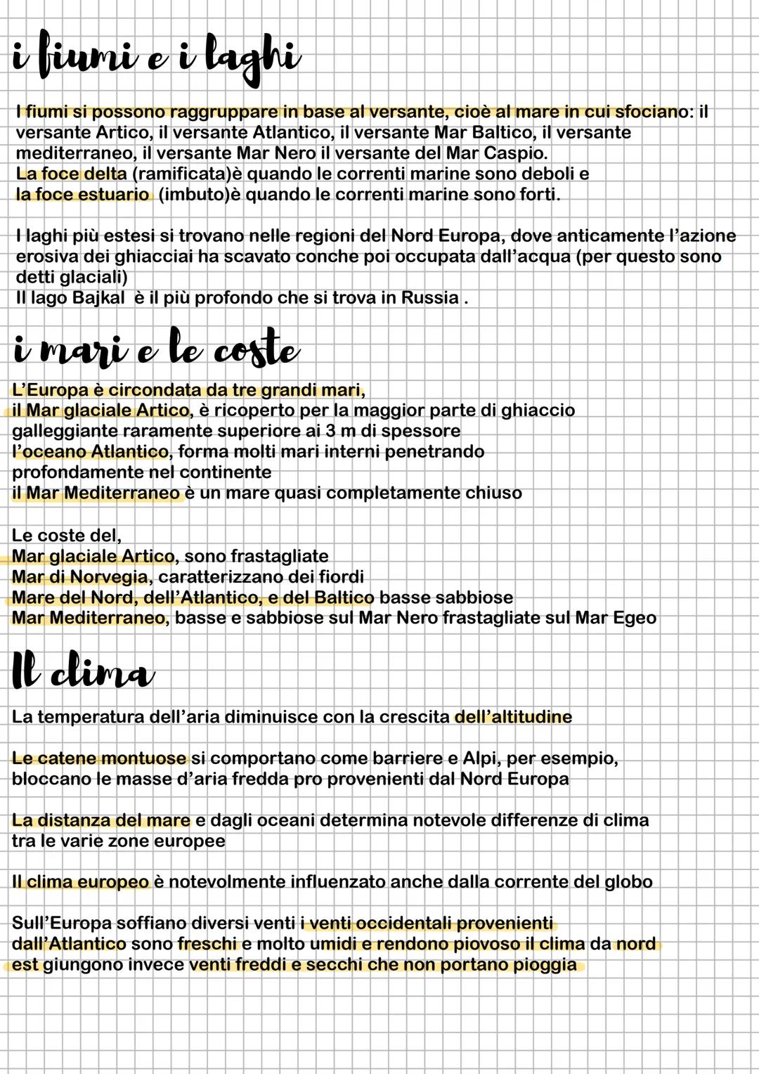 # Il territorio europeo
L'Europa ha la forma di una grande penisola che si protende verso ovest.
L'Europa fa parte dell'Eurasia uno dei con