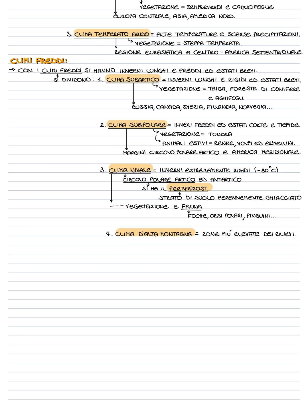 # I CLIMIE GLI AMBIENTI
# NATURALI
CLIMA = INSIEME DELLE CARATTERISTICHE DEL TEMPO ATMOSFERICO CHE CONTRAD
↓
DISTINGUONO UNA REGIONE
Pee