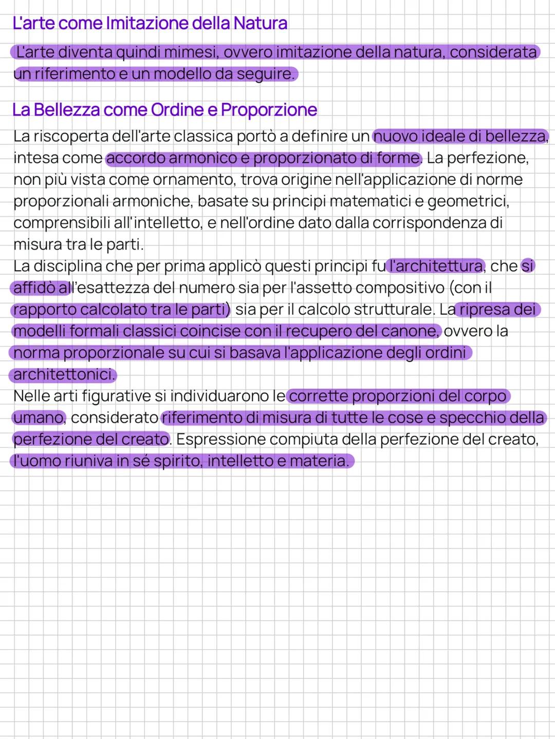 # Principi e temi del Rinascimento
La riscoperta dell'arte classica
II Rinascimento segna un periodo cruciale per la cultura occidentale,
