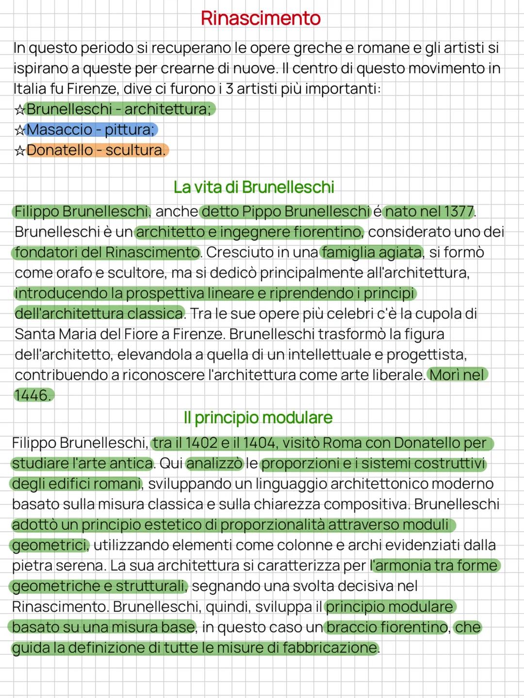 # Principi e temi del Rinascimento
La riscoperta dell'arte classica
II Rinascimento segna un periodo cruciale per la cultura occidentale,