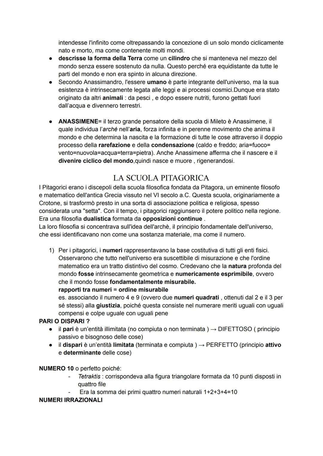 LA SCUOLA DI MILETO: I FISICI IONICI
I primi a poter essere considerati filosofi sono alcuni pensatori vissuti nelle colonie greche
della lo