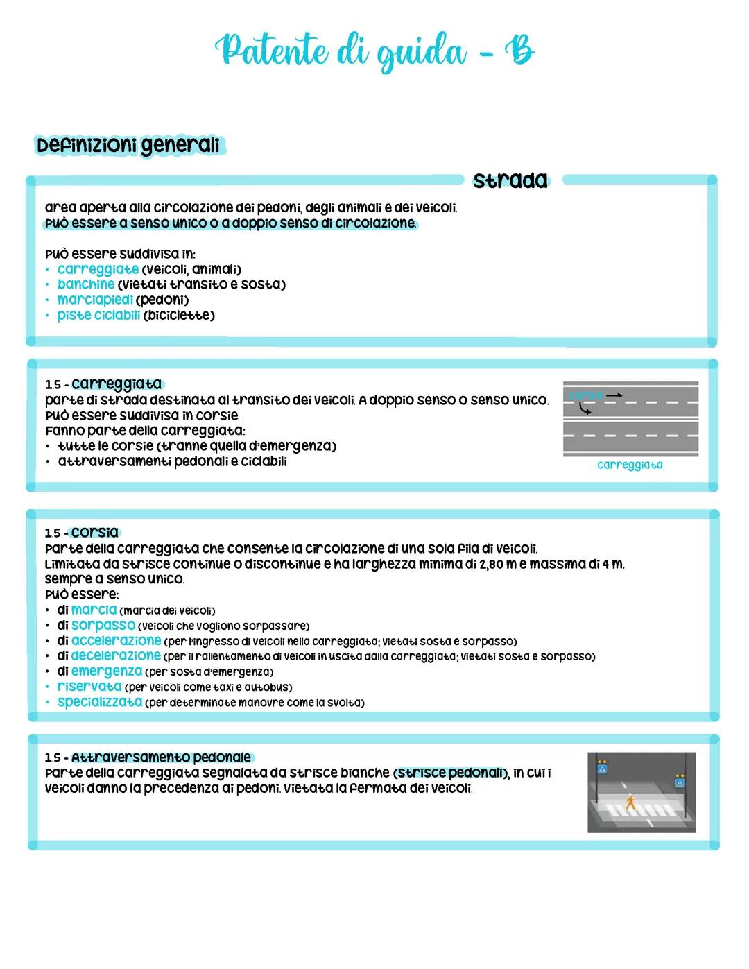 Patente di guida - tipo B