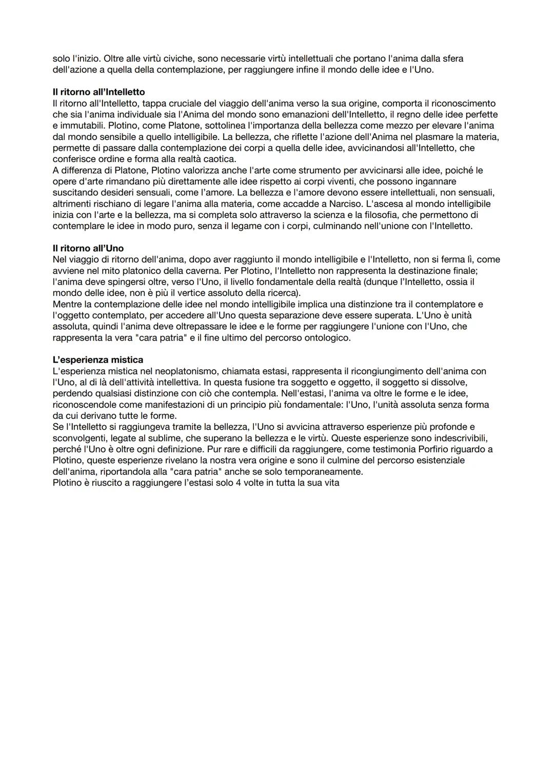 Plotino
1. La scuola neoplatonica: vicende e fonti
Il neoplatonismo è l'ultima grande corrente della filosofia antica, nata nel III secolo