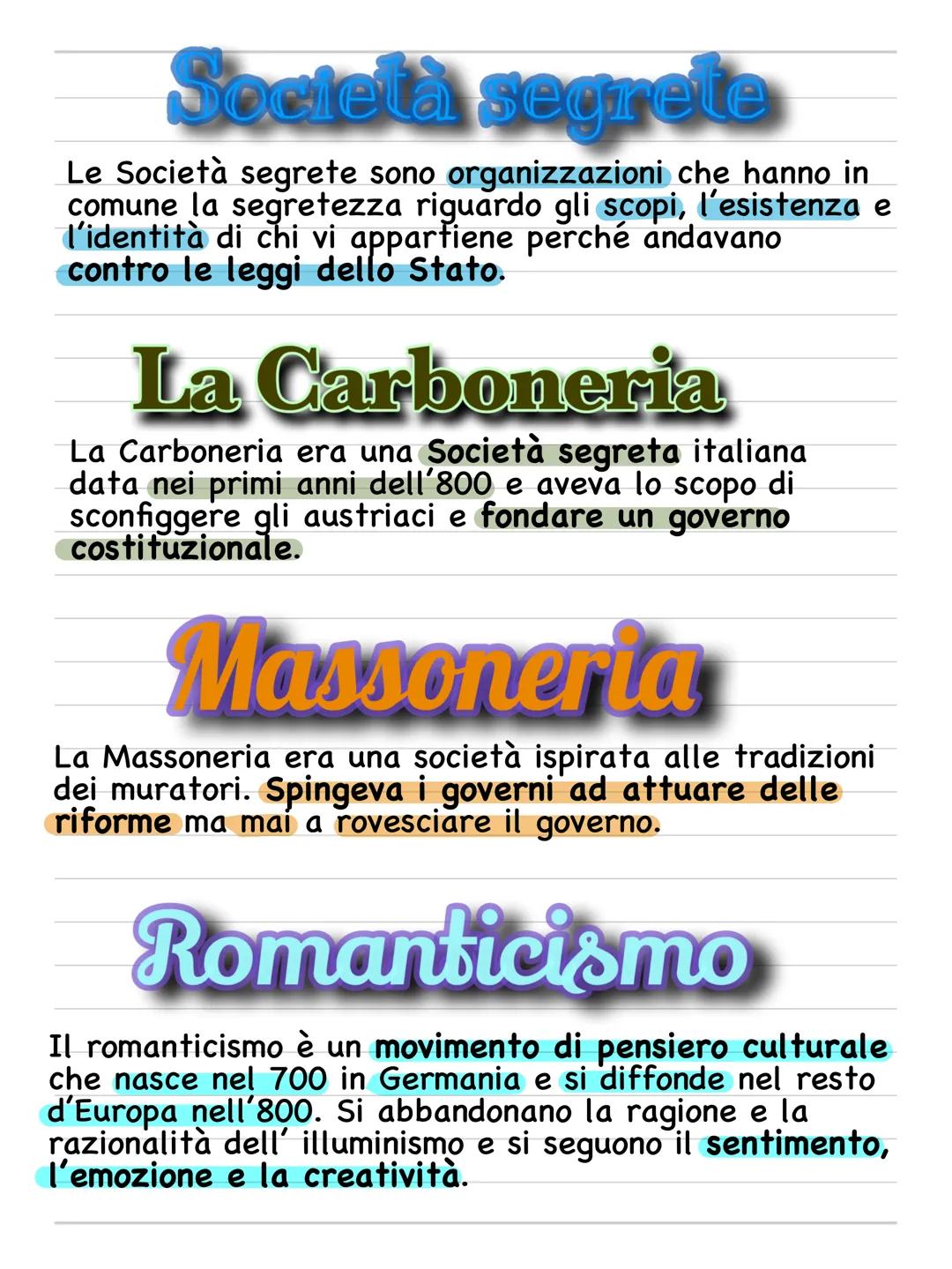 La restaurazione
Restaurazione geopolitica
Congresso di Vienna
216 paesi
(1814-1815)
•Gran Bretagna
Austria
Russia
Prussia
Austria
Russia
•