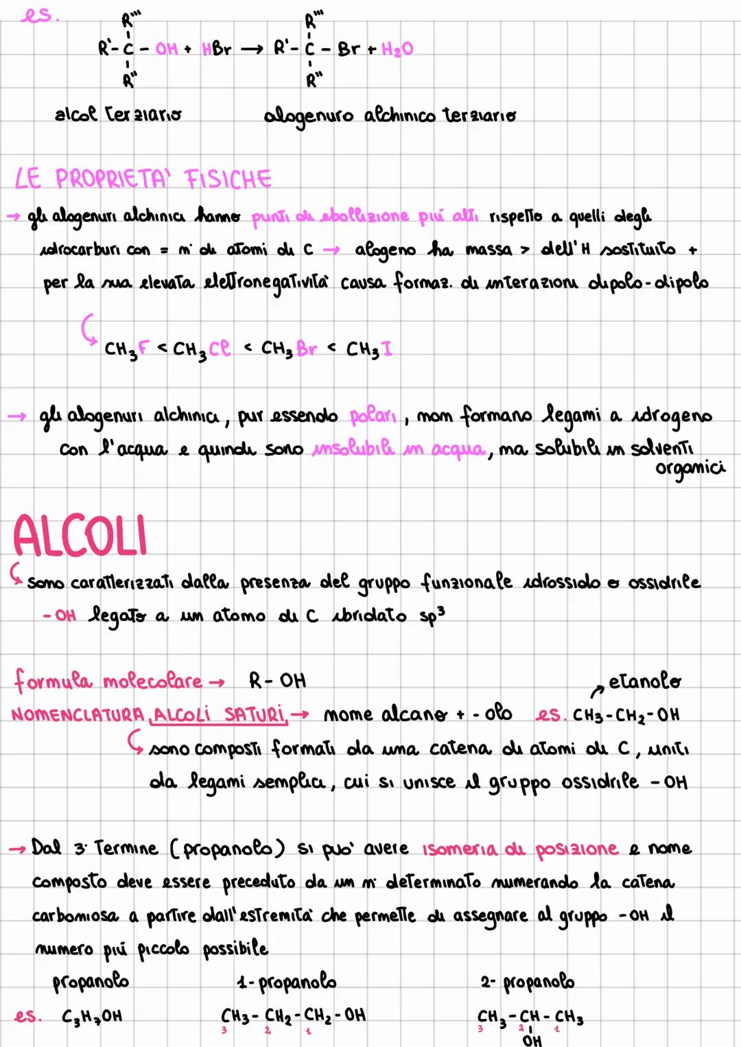 # I DERIVATI DEGLI IDROCARBURI
ς
Sono composti organici che derivanes dagle idrocarburi x sostituzione di uno o piú atomi
de idrogeno con a