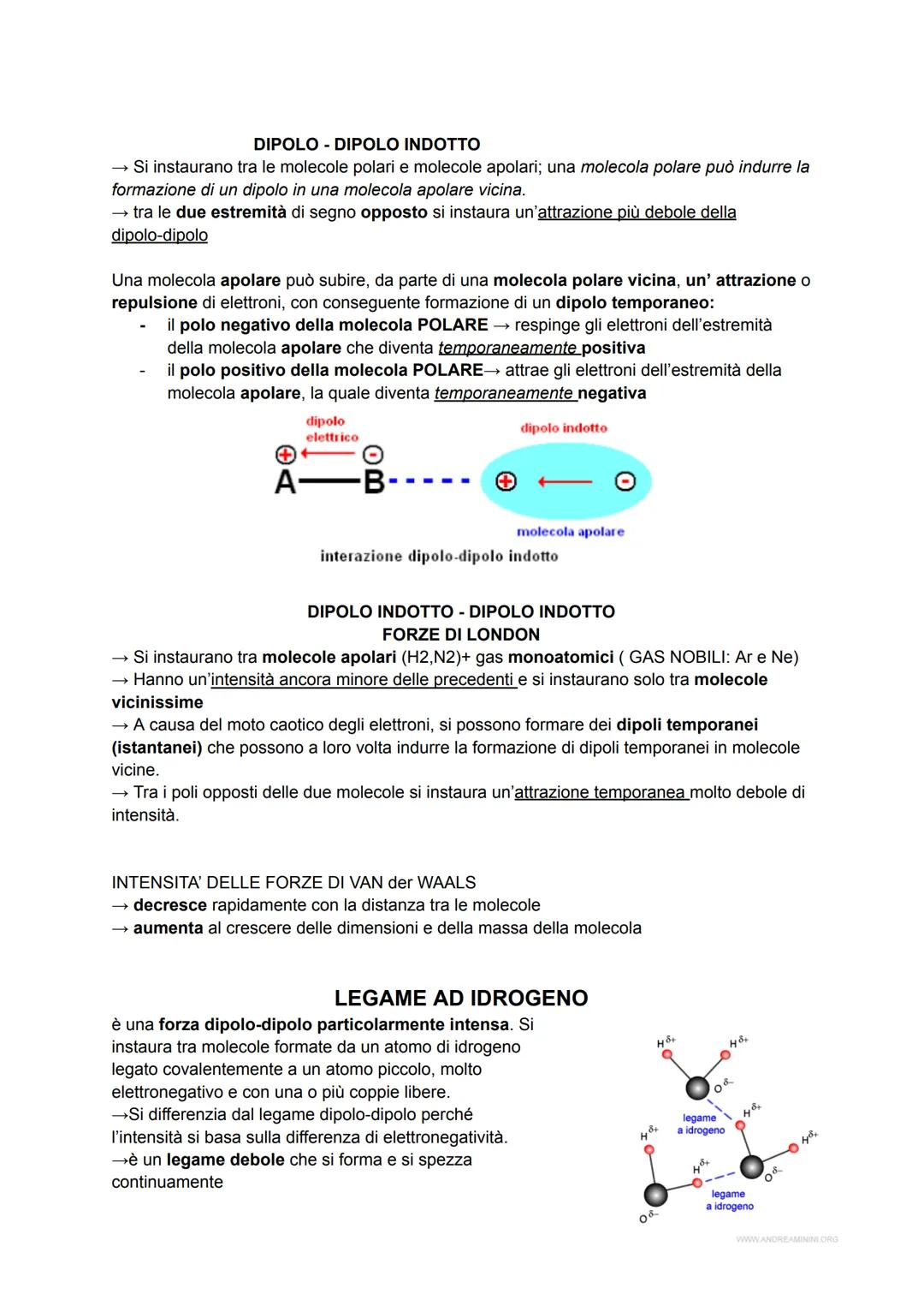 # LA FORMA DELLE MOLECOLE
Le proprietà peculiari di una sostanza formata da molecole dipendono
- dal tipo di atomi che formano la molecola
