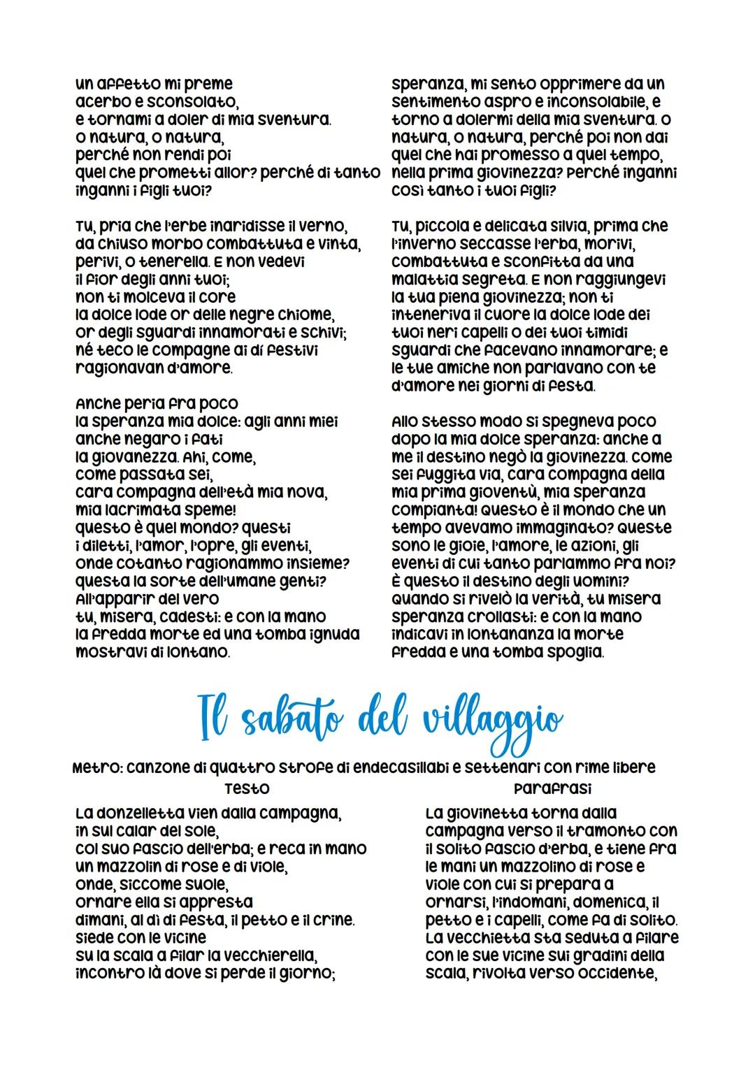 # Giacomo Leopardi
La vita
Giacomo Leopardi nacque nel 1798 a recanati, in un ambiente chiuso di provincia.
Dai dieci ai diciassette anni,