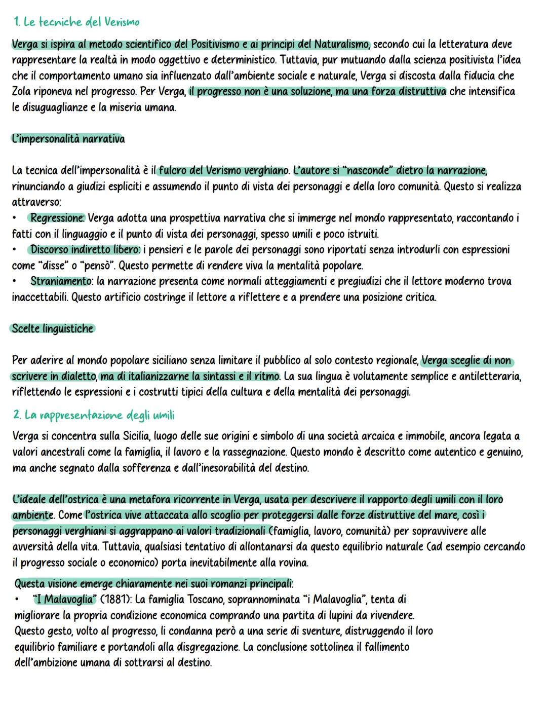 Giovanni Verga
Giovanni Verga nacque a Catania nel 1840 in una famiglia di antica
nobiltà. Durante la gioventù, studiò sotto l'influenza del