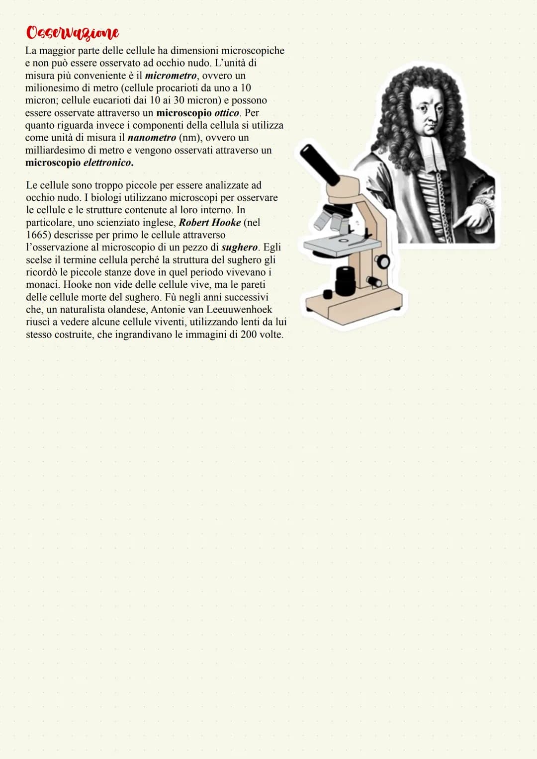 # Biología
De Micco Sara La cellula: l'unita base della vita
Tutti gli organismi viventi sono costituiti da unità di base
chiamate cellule.