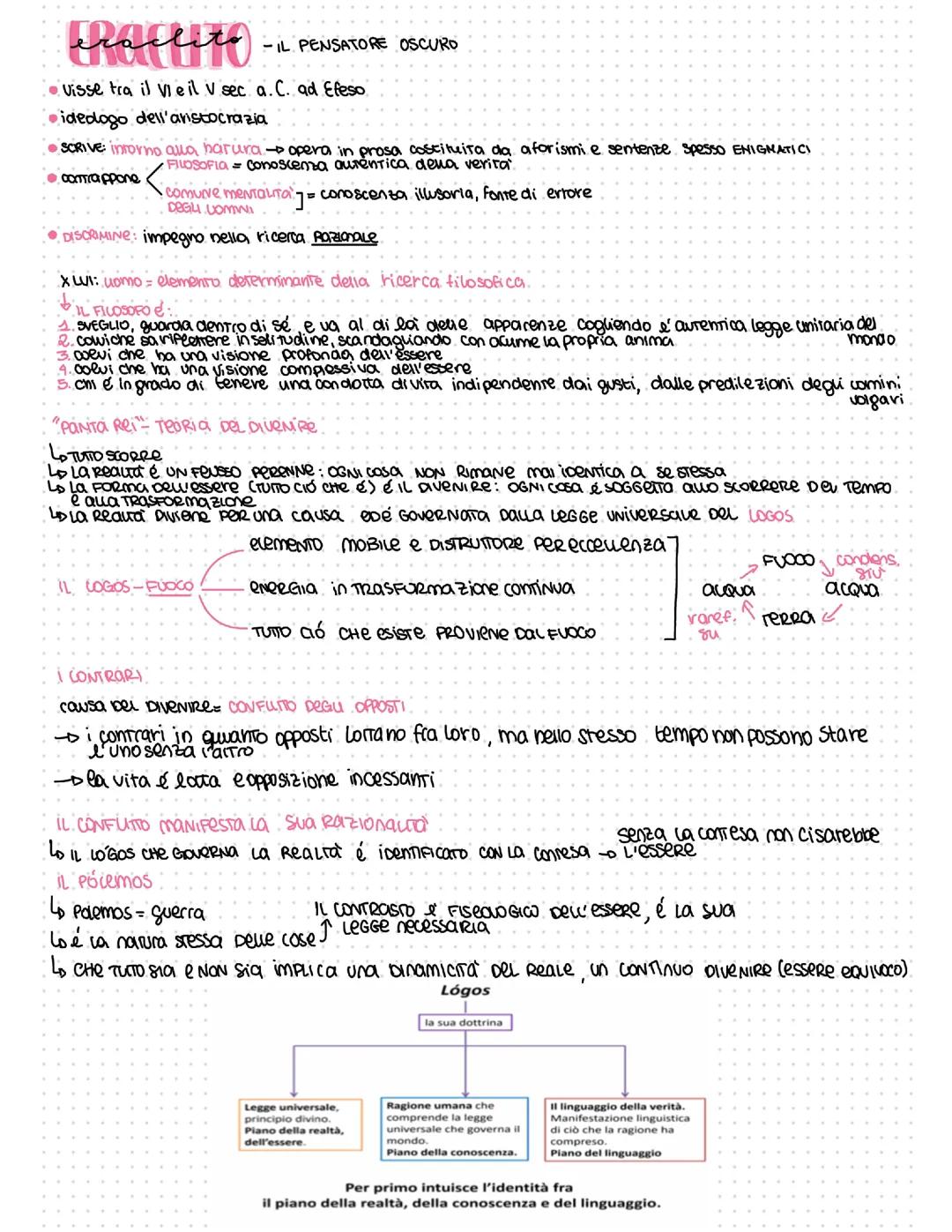 Eraclito , 3 superiore