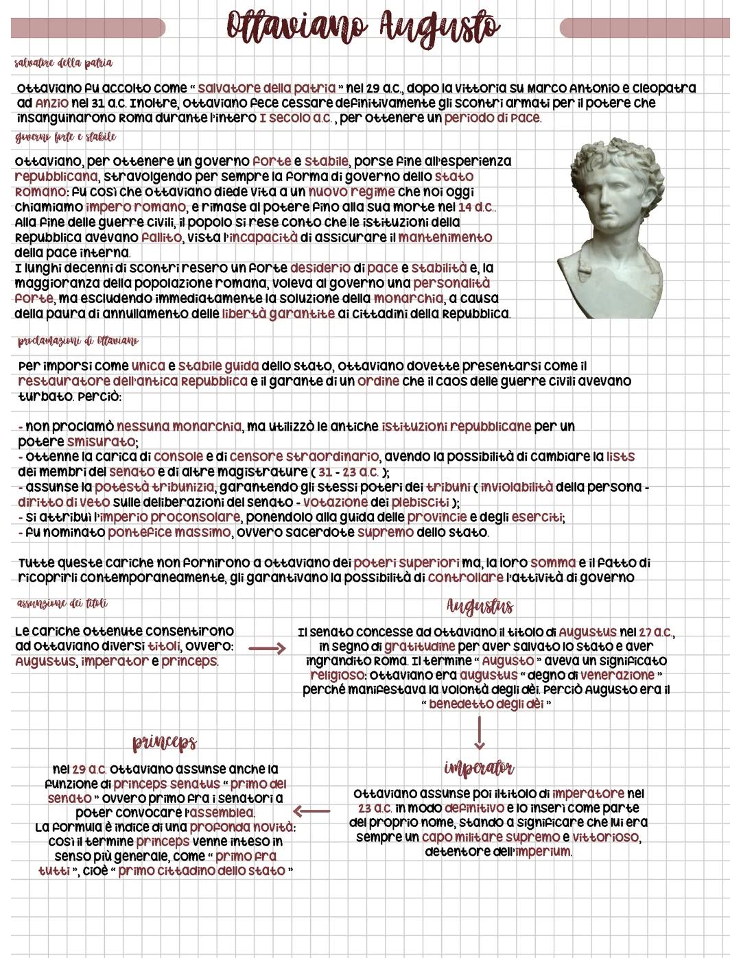 ottaviano augusto