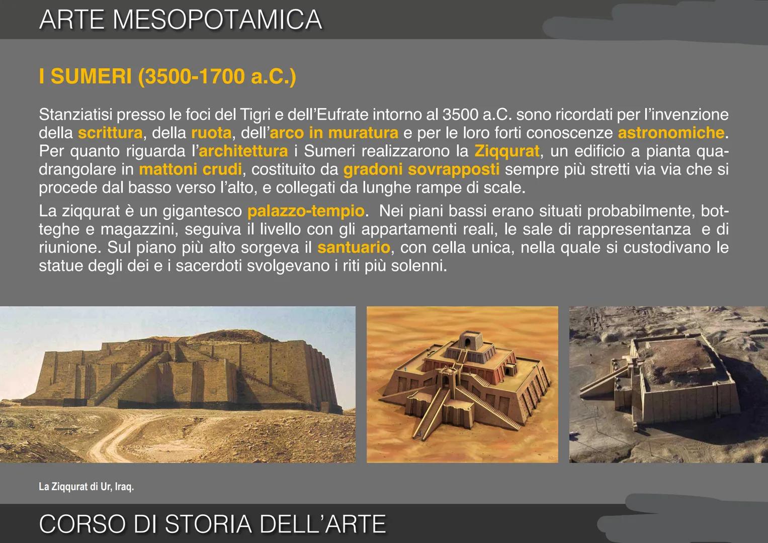 2. ARTE MESOPOTAMICA
CORSO DI STORIA DELL'ARTE # ARTE MESOPOTAMICA
# TANTI POPOLI TRA DUE FIUMI
La Mesopotamia, cioè "terra in mezzo ai f