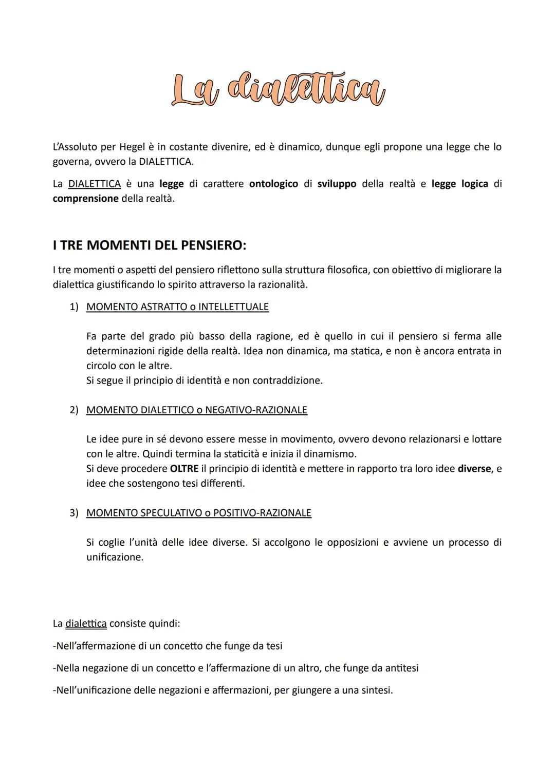 Hegel
VITA
Nacque il 27 agosto 1770 a Stoccarda. Seguì i corsi di filosofia e
di teologia all'università di Tubinga, dove strinse amicizia c