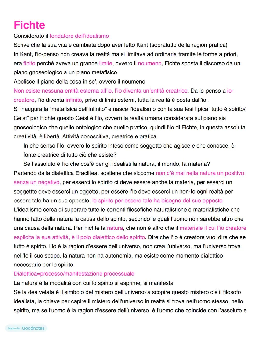 IDEALISMO
Romanticismo
Trasposizione in filosofia del Romanticismo (corrente culturale diffusa alla fine del 1700 in
Europa)
->si contrappon