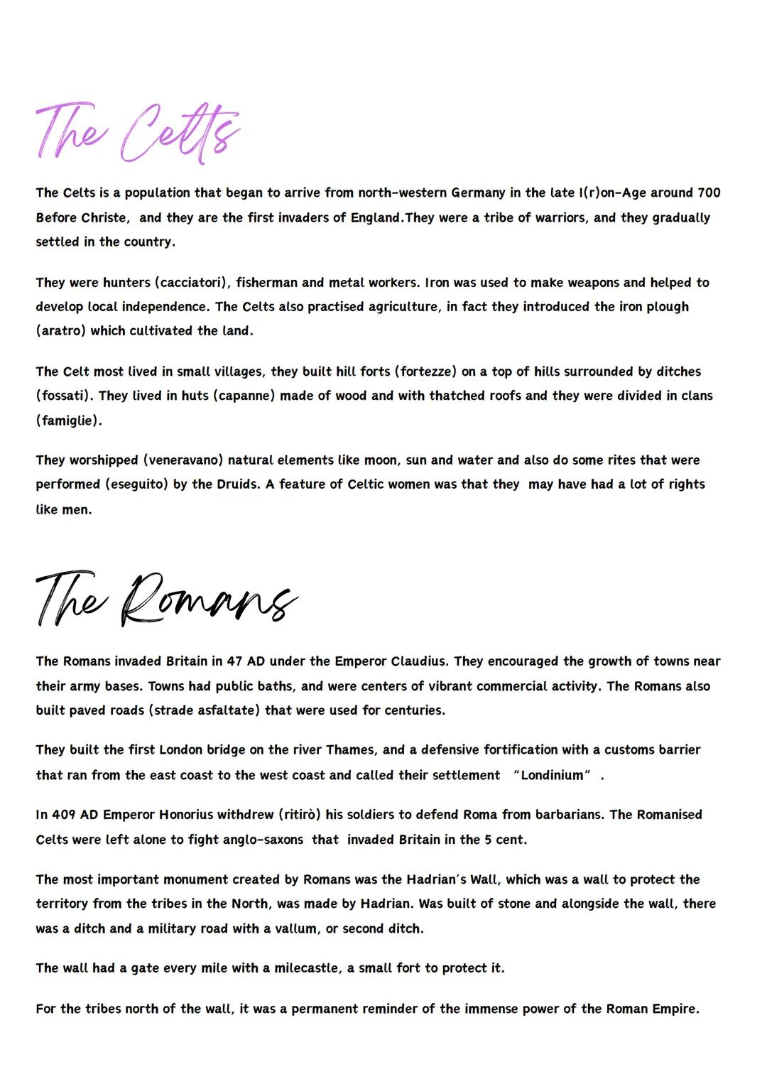 # The Cett's
The Celts is a population that began to arrive from north-western Germany in the late I(r)on-Age around 700
Before Christe, an