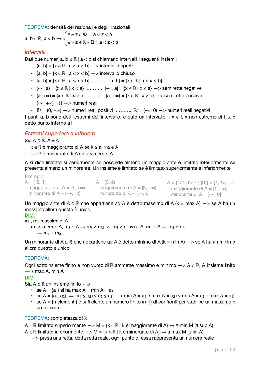 Richiami e notazione (INSIEMI)
A = {3, 5, 9}
.
•
•
•
•
•
D = {ne N : n è dispari} = {2m +1: me N} E = {a, {b, c}} −> |E| = 2
N = numeri natu