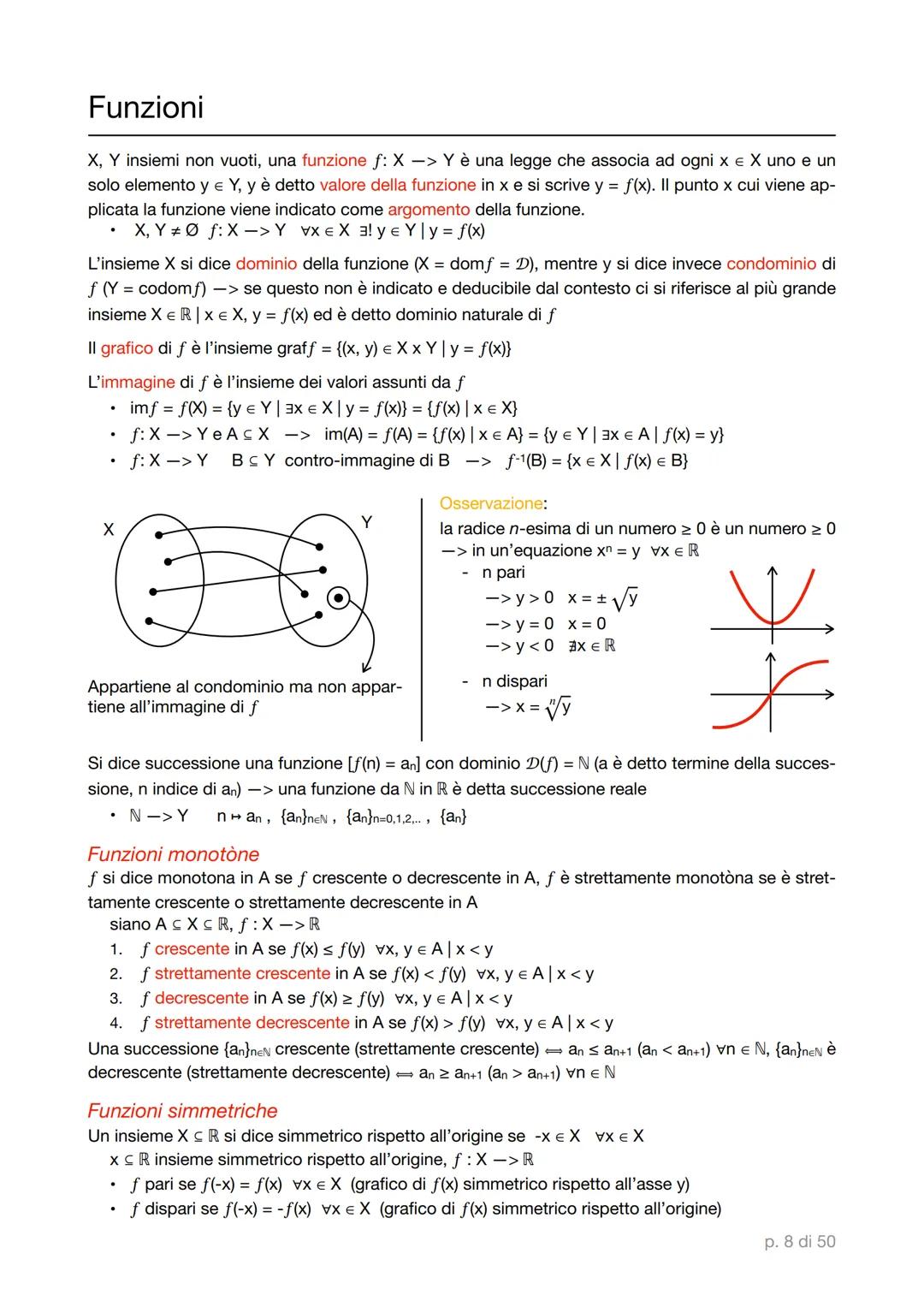 Richiami e notazione (INSIEMI)
A = {3, 5, 9}
.
•
•
•
•
•
D = {ne N : n è dispari} = {2m +1: me N} E = {a, {b, c}} −> |E| = 2
N = numeri natu
