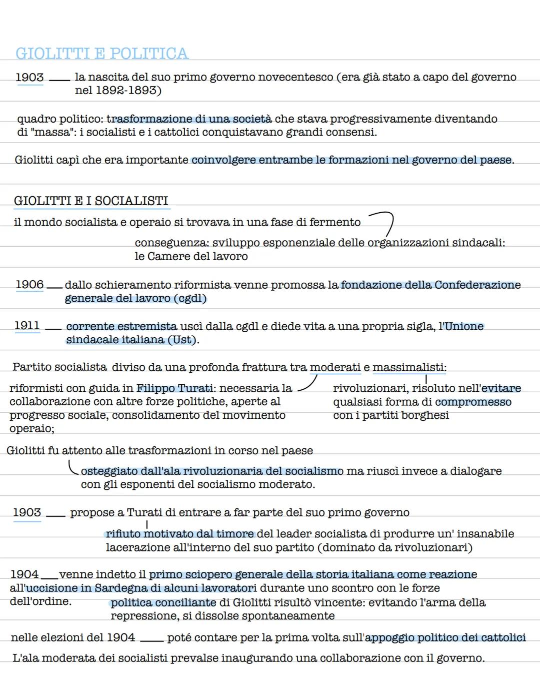 # L'ITALIA GIOLITTIANA
contesto storico
fine dell'Ottocento
momento di profonda tensione sociale definito dagli storici
"crisi di fine sec