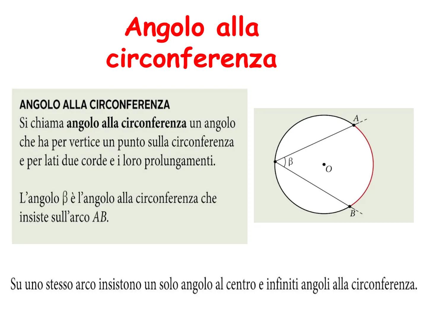 # Angoli al centro
e alla circonferenza
$\alpha$
L
$\alpha$
L # Angoli al centro
Si chiama angolo al centro un angolo che ha
per verti