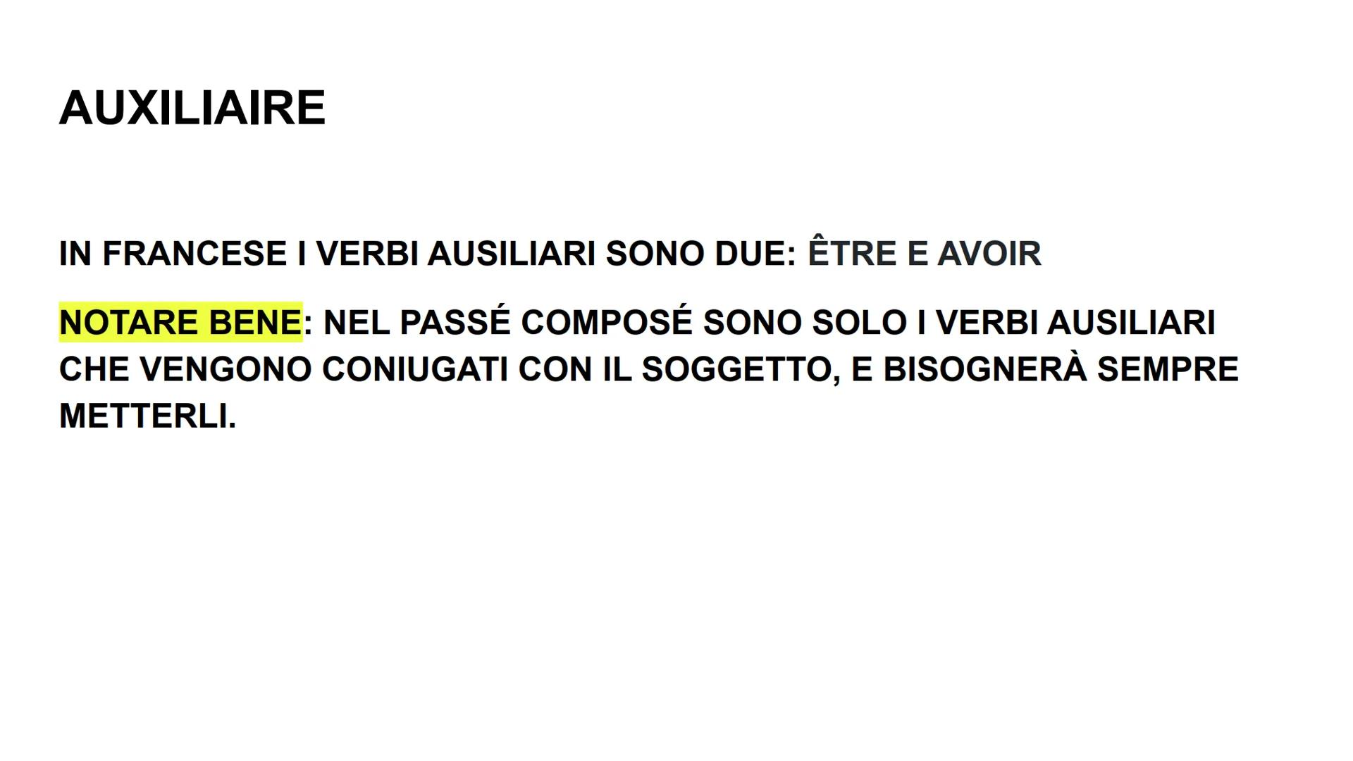 LE PASSÉ COMPOSÉ
GRAMMAIRE COME VIENE USATO?
IL PASSÉ COMPOSÉ E' USATO PER DESCRIVERE UN'AZIONE AVVENUTA
NEL PASSATO, UN PASSATO NÉ TROPPO R