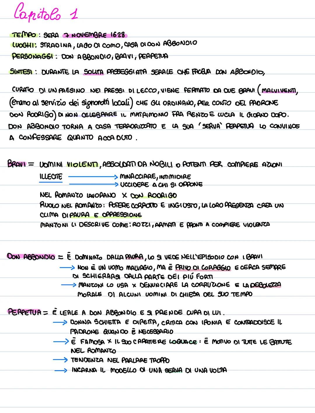 # Capitolo 1
TEMPO: SERA 7 NOVEMBRE 1628
LUOGHI: STRADINA, LAGO DI COMO, CASA DI DON ABBONDIO
PERSONAGGI: DON ABBONDIO, BRAVI, PERPETUA