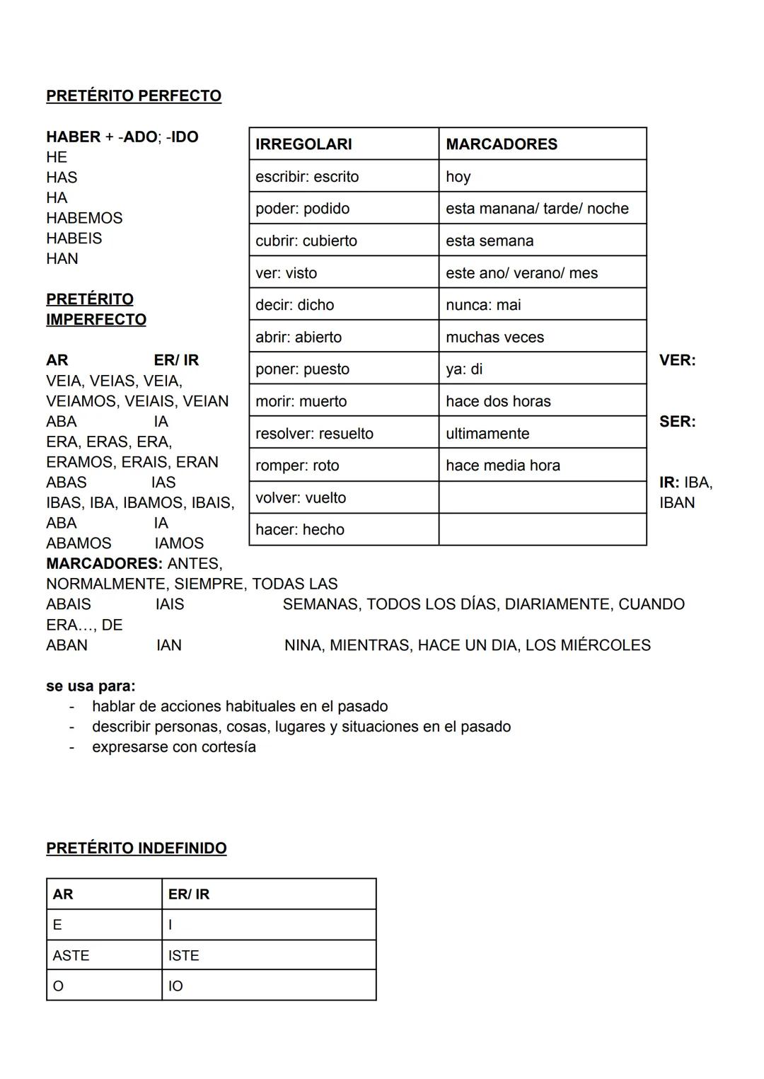 # LOS VERBOS
ser (be)
conocer (know)
lograr (achieve)
cambiar (change)
estar (be)
salir (go out)
empezar (begin)
aparecer (appear)
tener (h