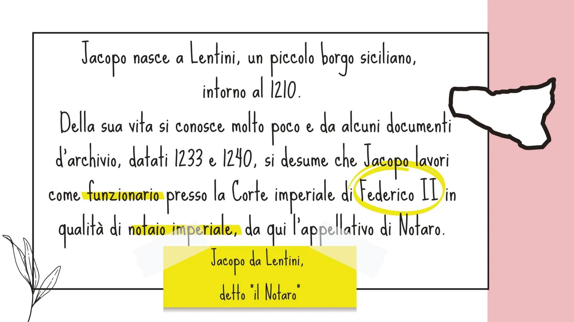 # SCUOLA POETICA SICILIANA
1230-1250
CORTE SICILIANA
DI FEDERICO II di
Svevia Perché si chiama così?
Intorno alla metà del XIII secolo,
l'