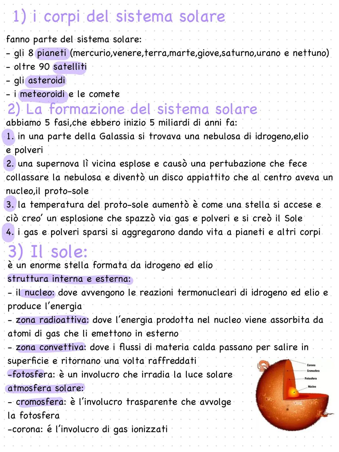 # 1) i corpi del sistema solare
fanno parte del sistema solare:
- gli 8 pianeti (mercurio, venere, terra, marte,giove, saturno, urano e net