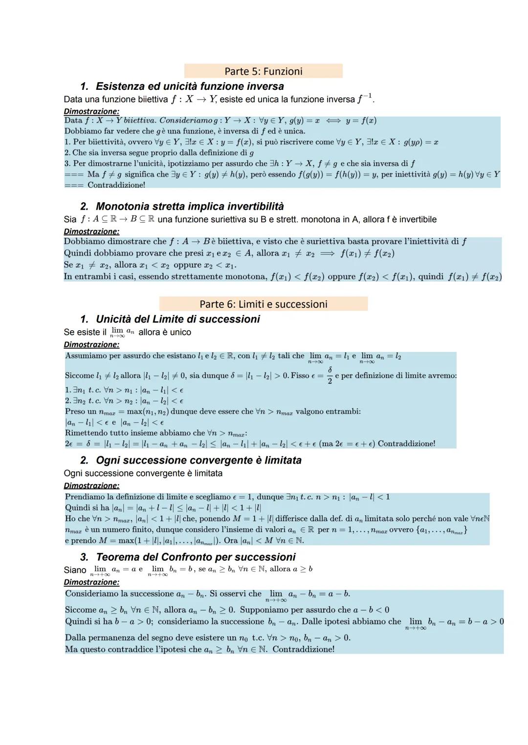 Parte 1, 2 e 3
# 1. Disuguaglianza Bernoulli
Se ho (1+x)" allora posso dimostrare che $(1+x)^n \geq 1+ xn$ (con $n\geq0$ e $x > -1$)
Dimo