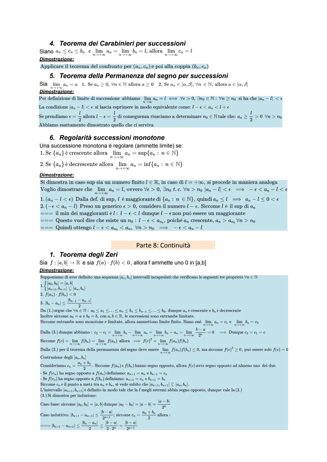Parte 1, 2 e 3
# 1. Disuguaglianza Bernoulli
Se ho (1+x)" allora posso dimostrare che $(1+x)^n \geq 1+ xn$ (con $n\geq0$ e $x > -1$)
Dimo