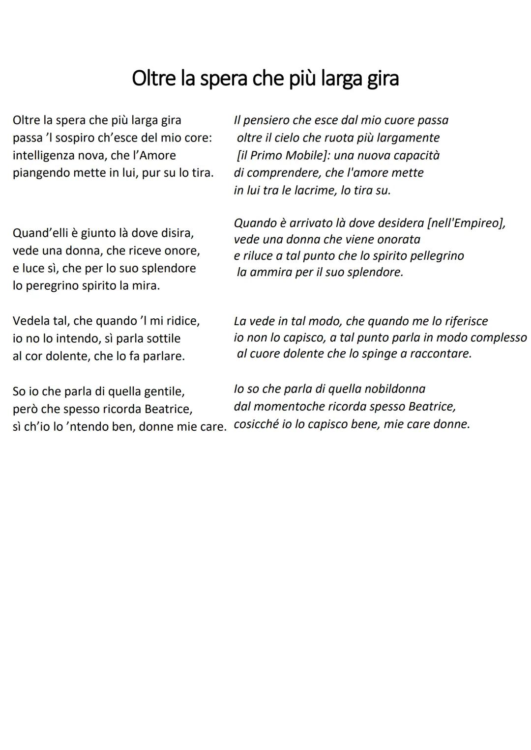 # Dante Alighieri
La vita
Nacque a Firenze nel 1265 in una modesta famiglia della nobiltà cittadina di parte
guelfa. Nonostante le modeste