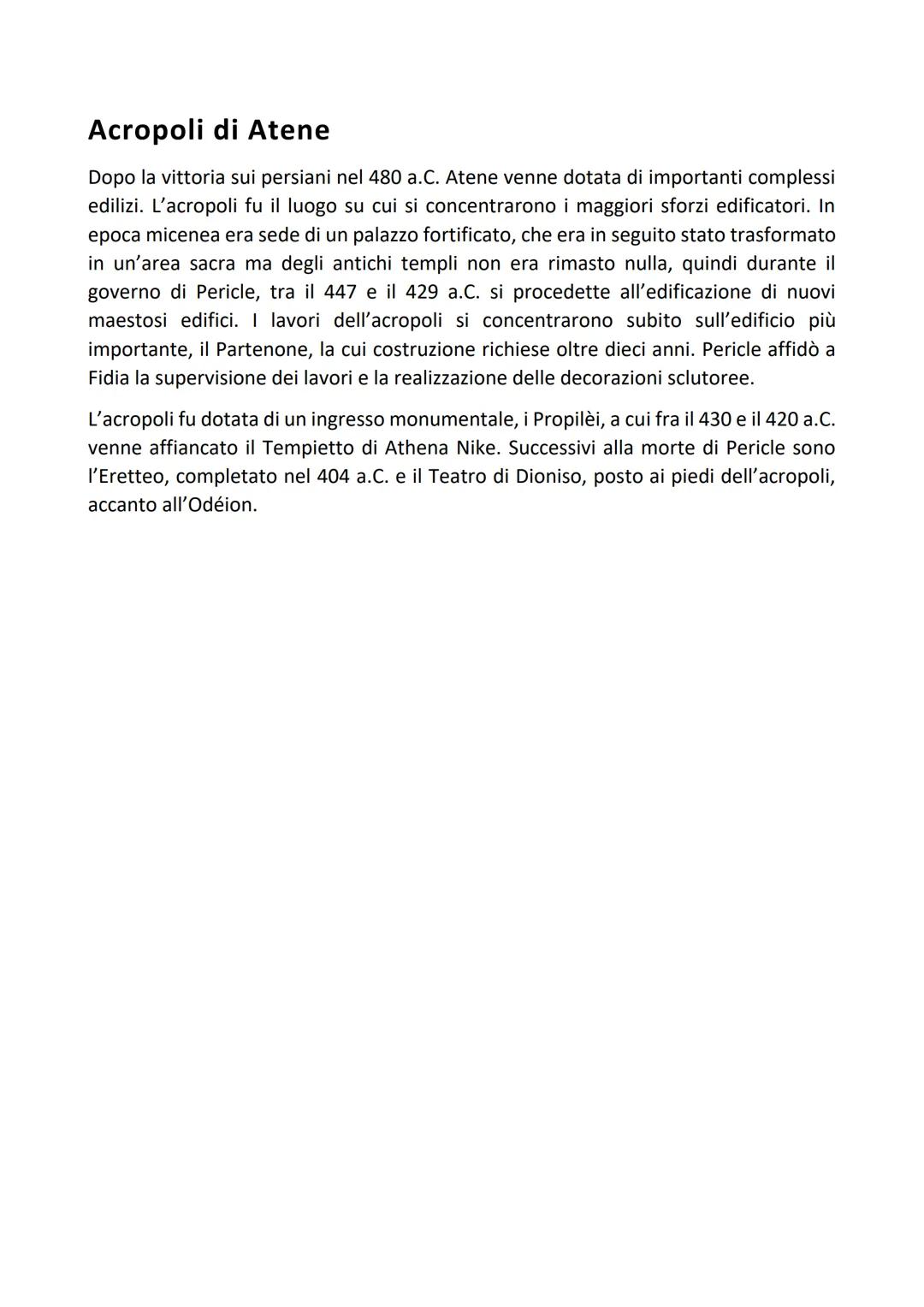 Grecia classica - l'età di Pericle e Fidia
Le città greche del V secolo a.C. erano in costante espansione e alla fine del secolo
l'arcipelag
