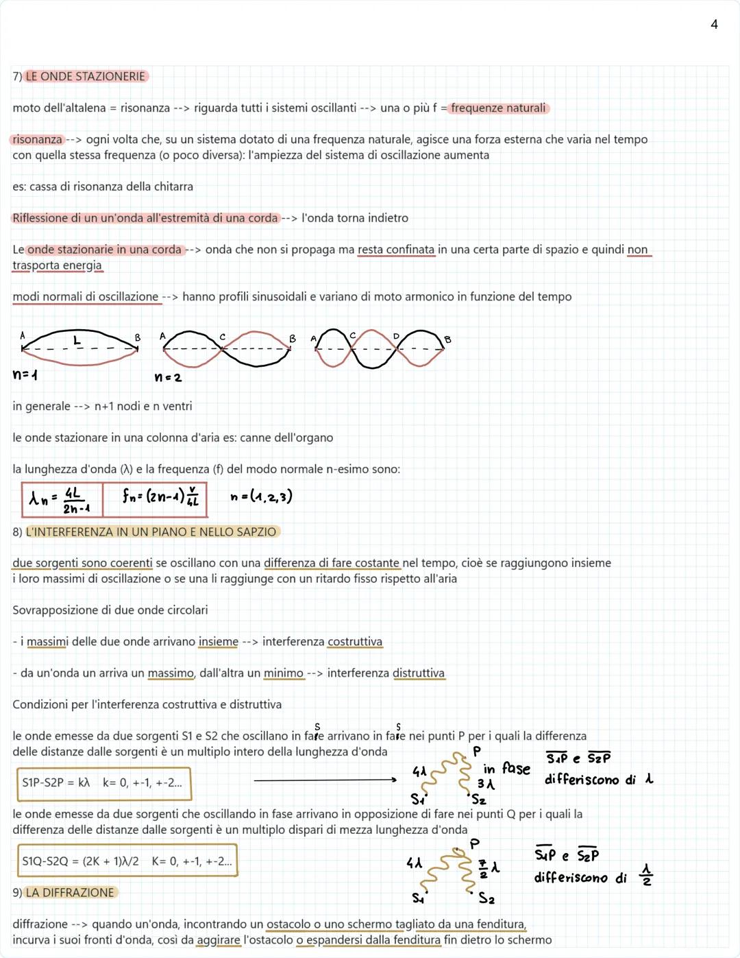 FISICA
1) I MOTI ONDULATORI
onda --> perturbazione che si propaga trasportando energia e quantità di moto, ma non materia
- trasversali -