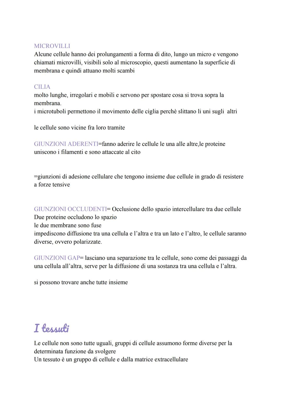 # Istologia
La cellula è il principale componente dei tessuti.
Il paramecio è una singola cellula animale, che si muove grazie alle ciglia,
