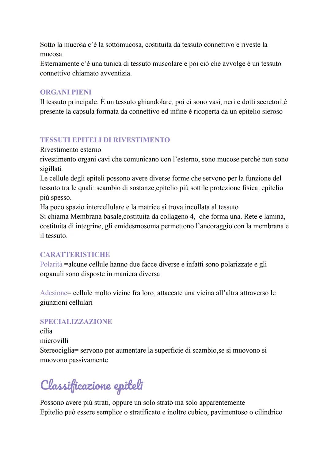 # Istologia
La cellula è il principale componente dei tessuti.
Il paramecio è una singola cellula animale, che si muove grazie alle ciglia,