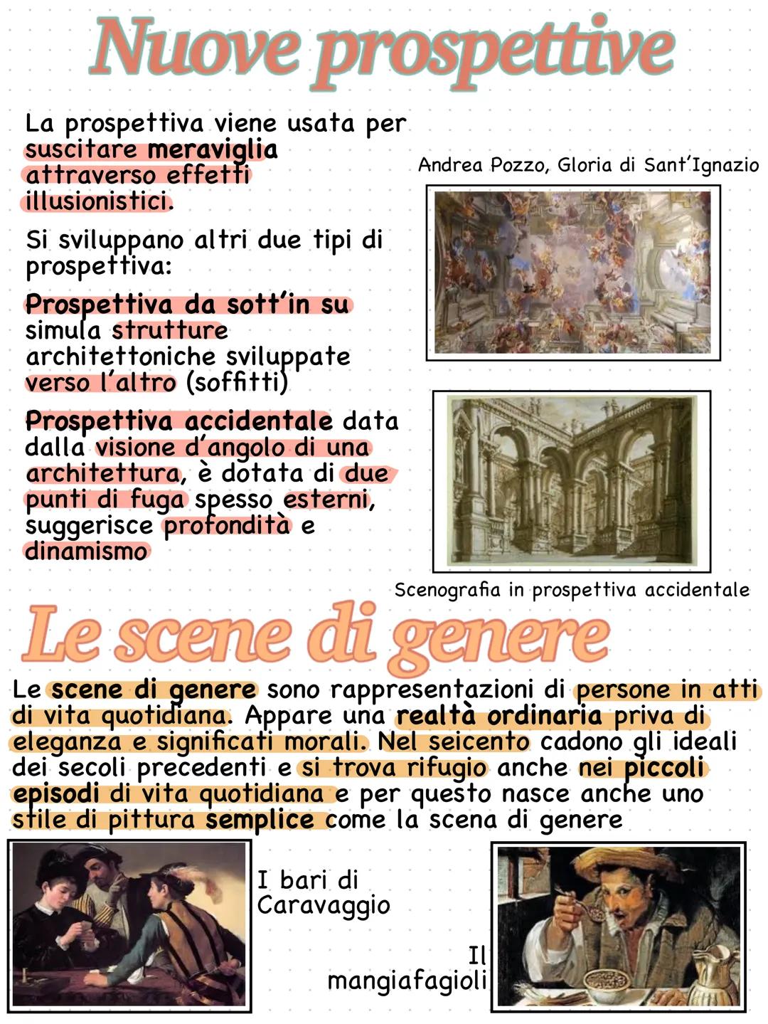 Barocco
L'arte barocca era uno strumento
della chiesa perché veniva usata per
coinvolgere i fedeli grazie a opere
ricche di decorazioni e di