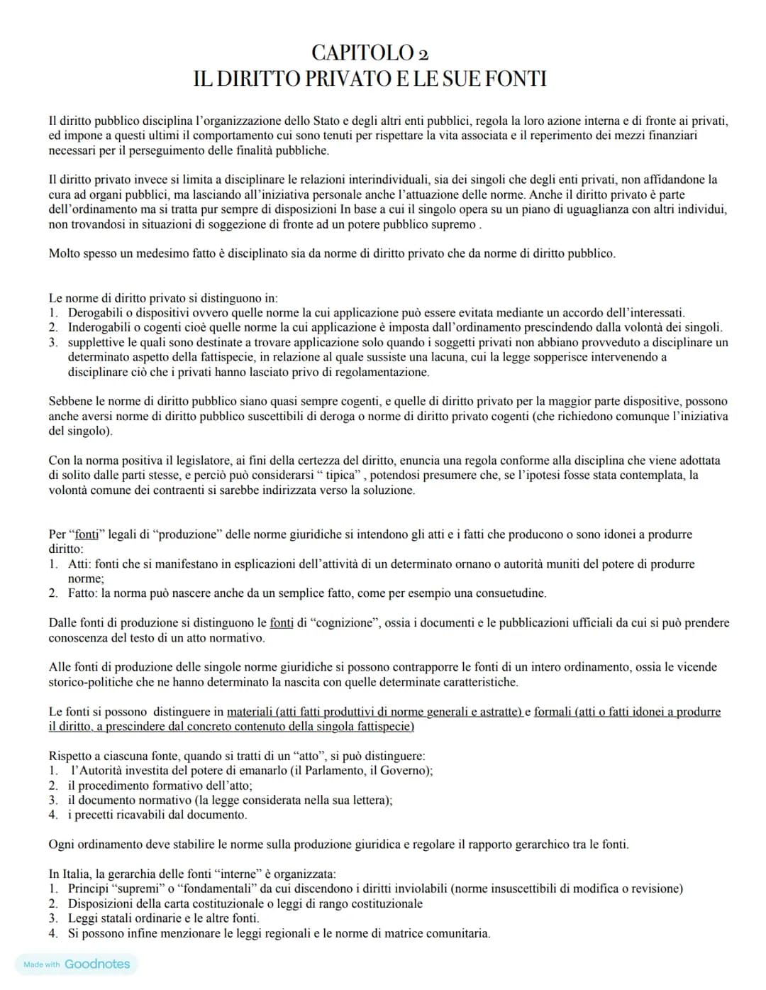 # CAPITOLO I
# L’ORDINAMENTO GIURIDICO
L’ordinamento giuridico è costituito dal complesso delle norme e di istituzioni, mediante le quali