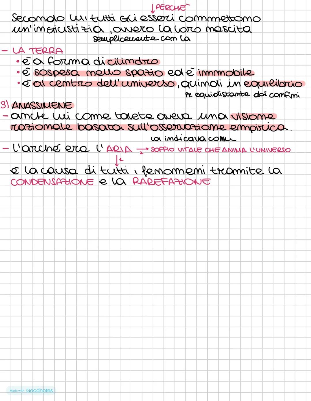 SCUOLA IONICA DI MILETO
1) TALETE
-
aveva una visione razionale basato
sull'osservazione empirica
- l'arché era l'ACQUA.
Overo fondeta
- sul