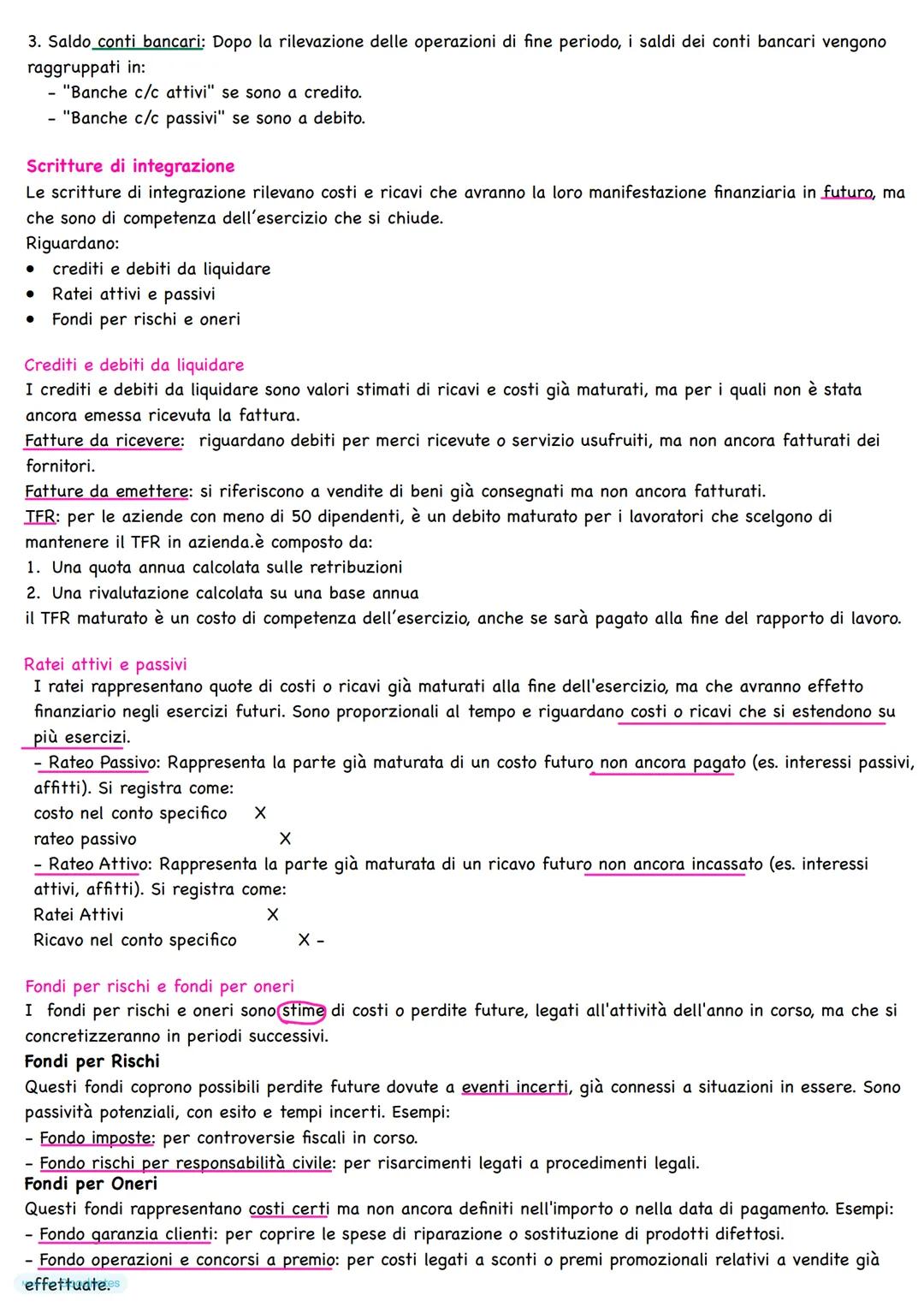 # SCRITTURE DI ASSESTAMENTO
Inventario d'esercizio
La contabilità generale rileva i dati più importanti dall'attività di gestione per:
-