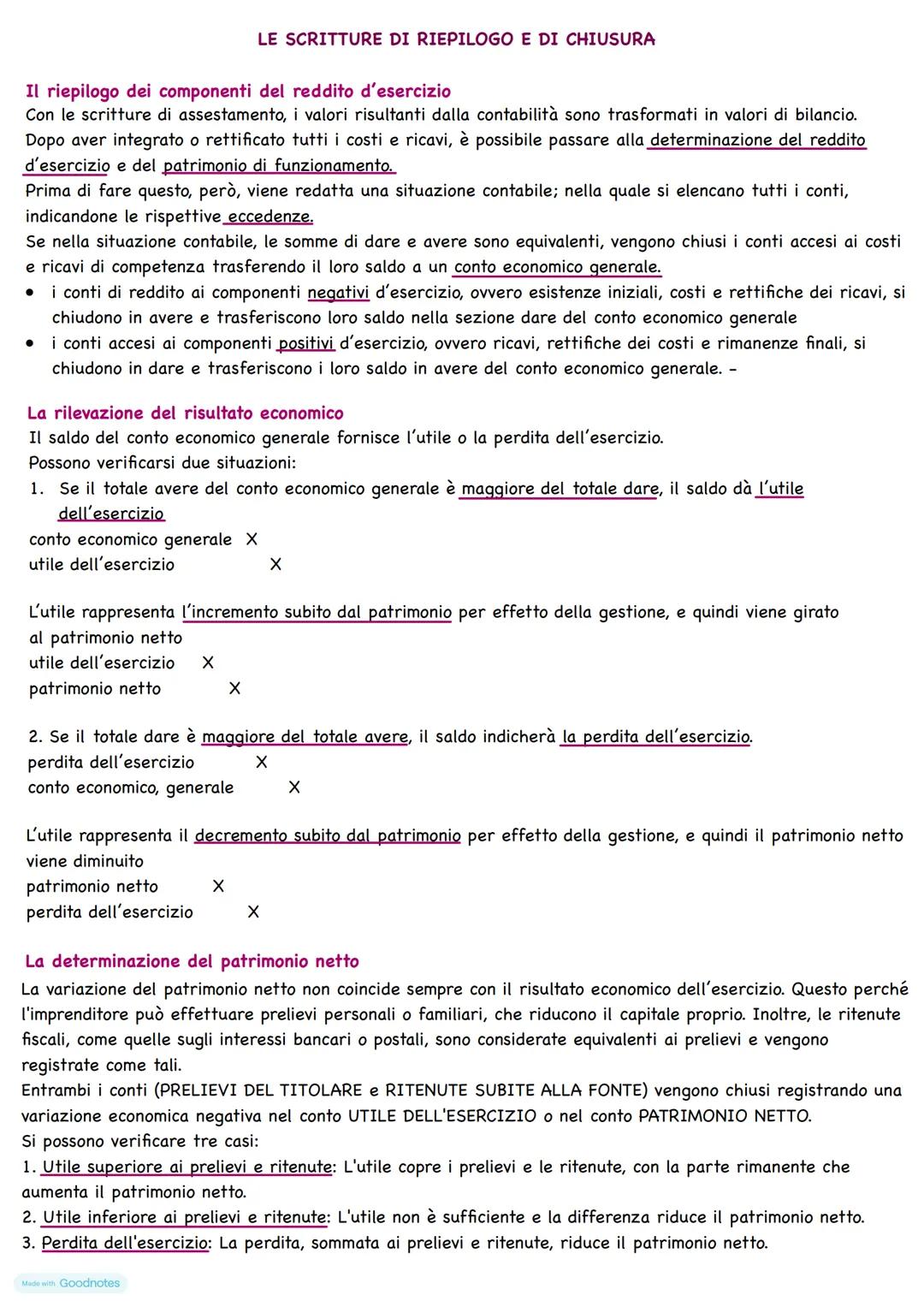# SCRITTURE DI ASSESTAMENTO
Inventario d'esercizio
La contabilità generale rileva i dati più importanti dall'attività di gestione per:
-