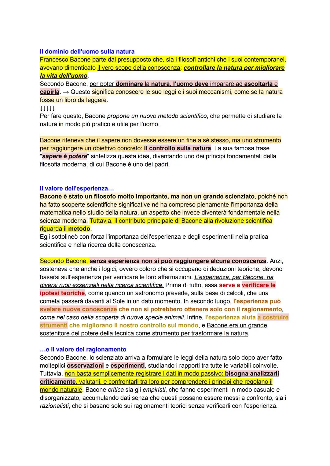FRANCESCO BACONE
Francesco Bacone: un nuovo metodo per il dominio della natura
Gentiluomo, politico, scienziato
Francesco Bacone (Francis Ba