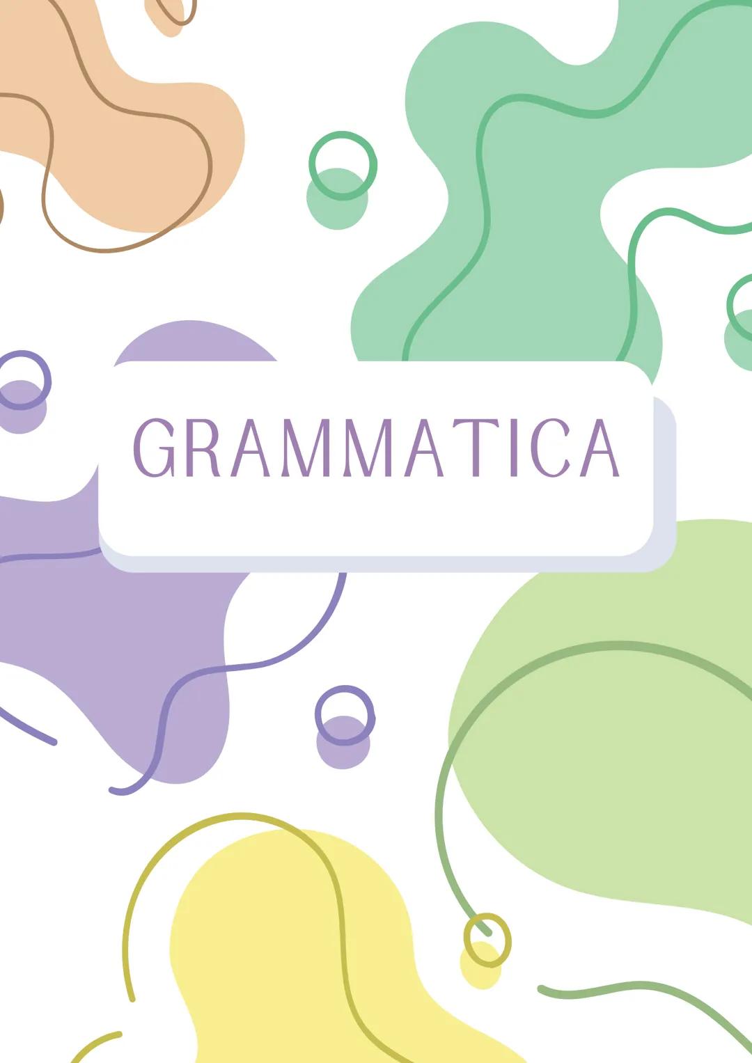GRAMMATICA # ANALISI
# GRAMMATICALE
L'analisi grammaticale è lo studio delle
componenti di una frase, identificando le parti
del discorso