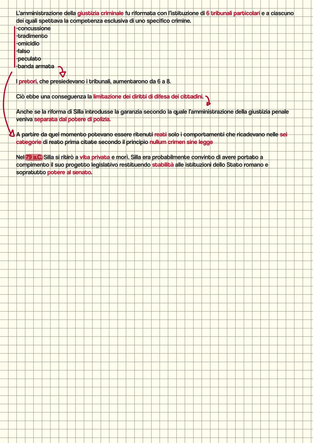 # Silla
Nel 91 a.C. fu eletto Mario Livio Druso e anche lui, come Gaio Gracco, vuole proporre la citt a tutti, ma per
non suscitare l' osti