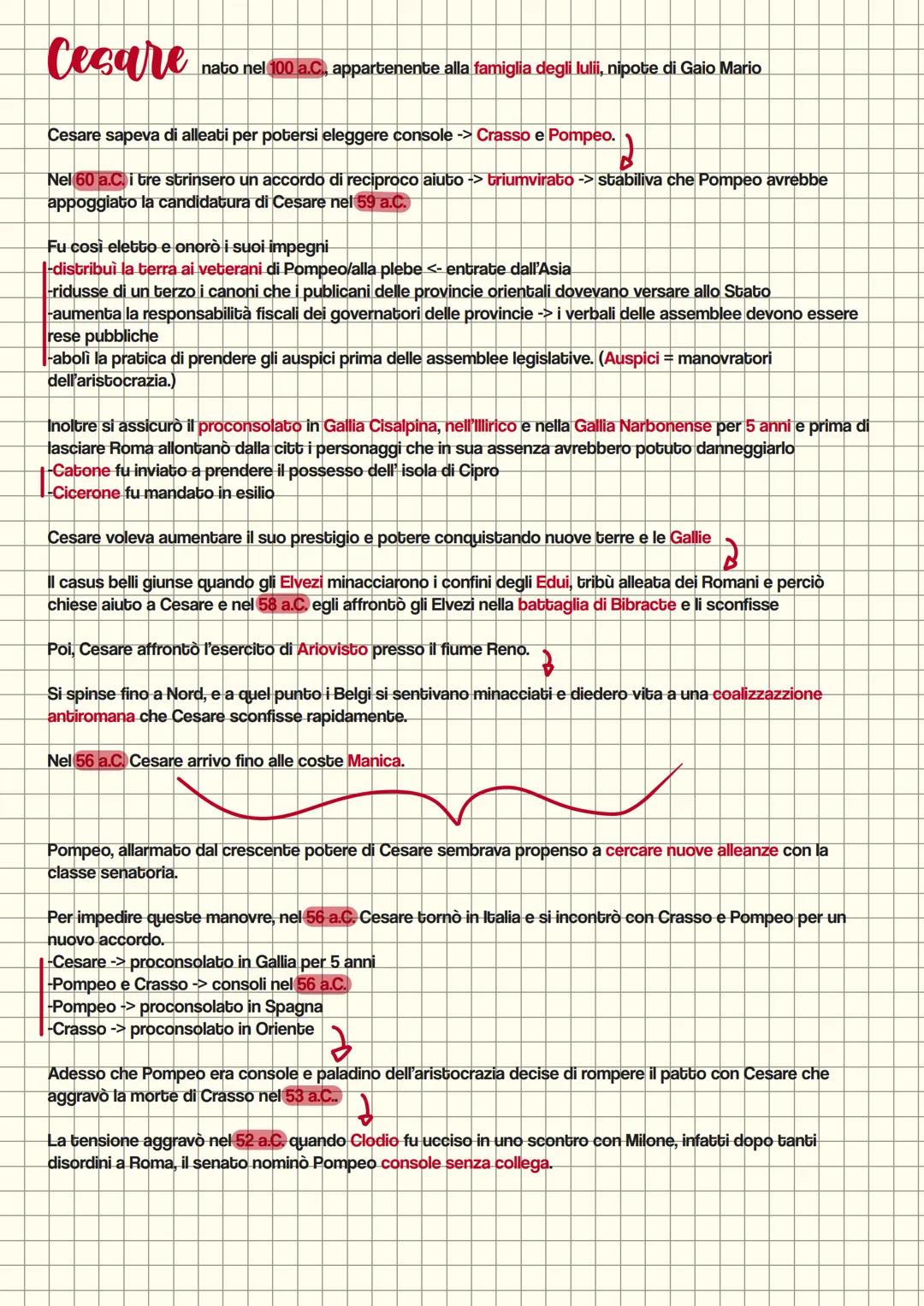 Cesare
nato nel 100 a.C, appartenente alla famiglia degli lulii, nipote di Gaio Mario
Cesare sapeva di alleati per potersi eleggere console