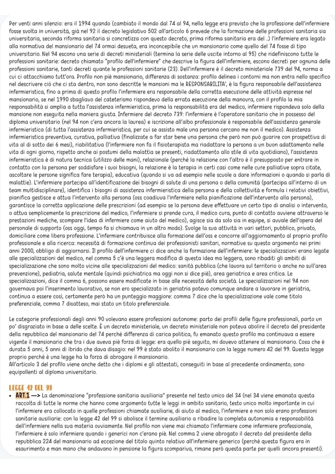Infermieristica Generale # INTRODUZIONE
Infermieristica generale presenta sia una parte normativa, di come è evoluta la formazione dell'inf