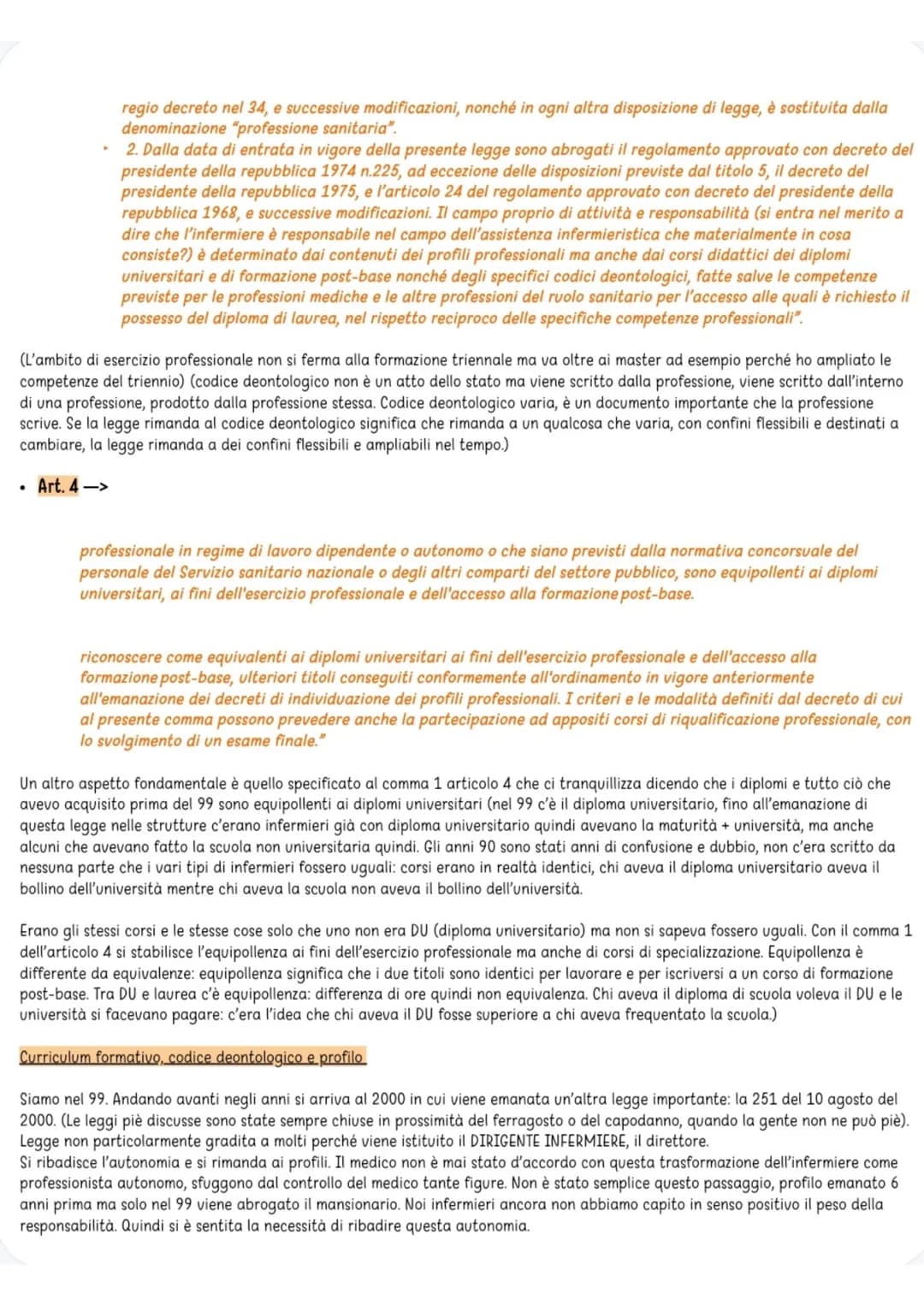 Infermieristica Generale # INTRODUZIONE
Infermieristica generale presenta sia una parte normativa, di come è evoluta la formazione dell'inf