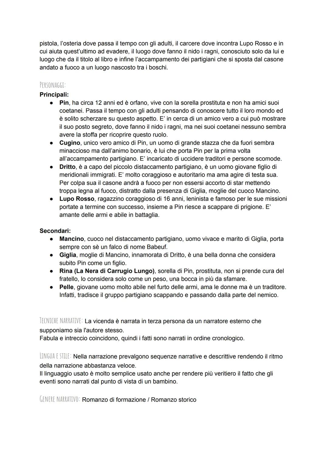 # SCHEDA LIBRO: IL SENTIERO DEI NIDI DI RAGNO
* TITOLO II sentiero dei nidi di ragno
* AUTORE: Italo Calvino, nato a Cuba nel 1923 e morto