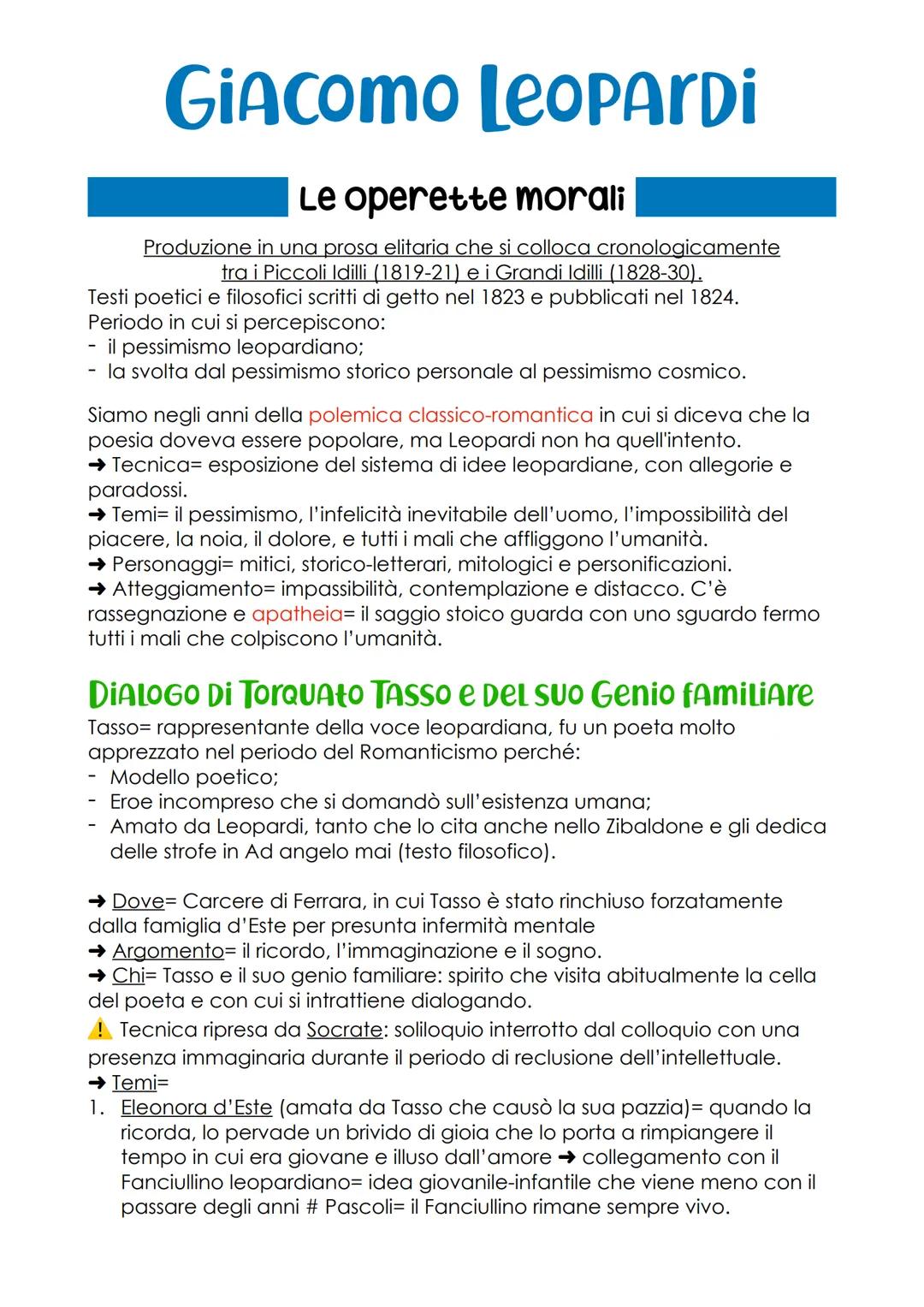 # GIACOMO Leopardi
## Le operette morali
Produzione in una prosa elitaria che si colloca cronologicamente
tra i Piccoli Idilli (1819-21) e